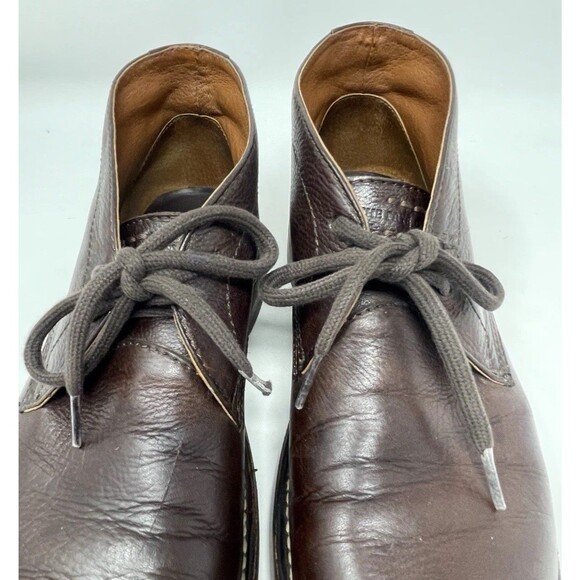 FRYE Men\'s Brown Leather Lace Up Chukka Boots/Shoes Size 8.5D